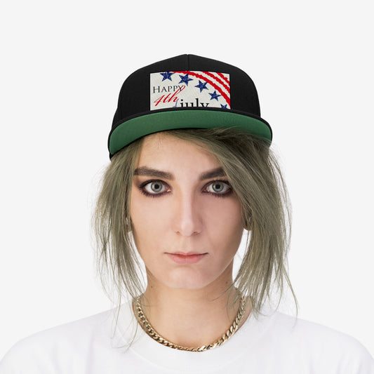 Unisex Flat Bill Hat