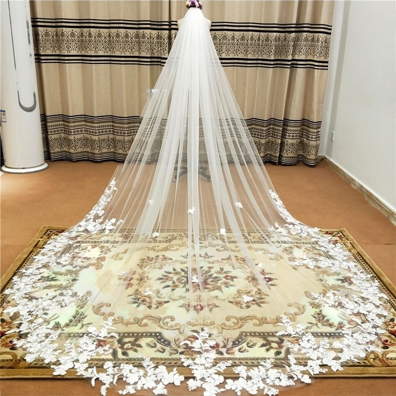 One Layer Wedding Veil