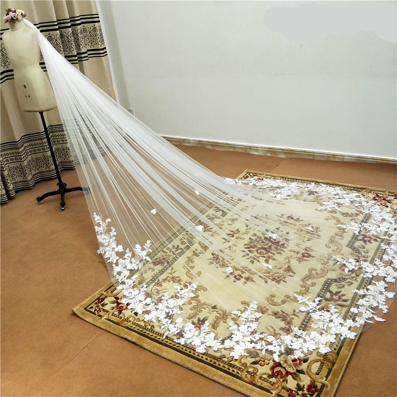 One Layer Wedding Veil