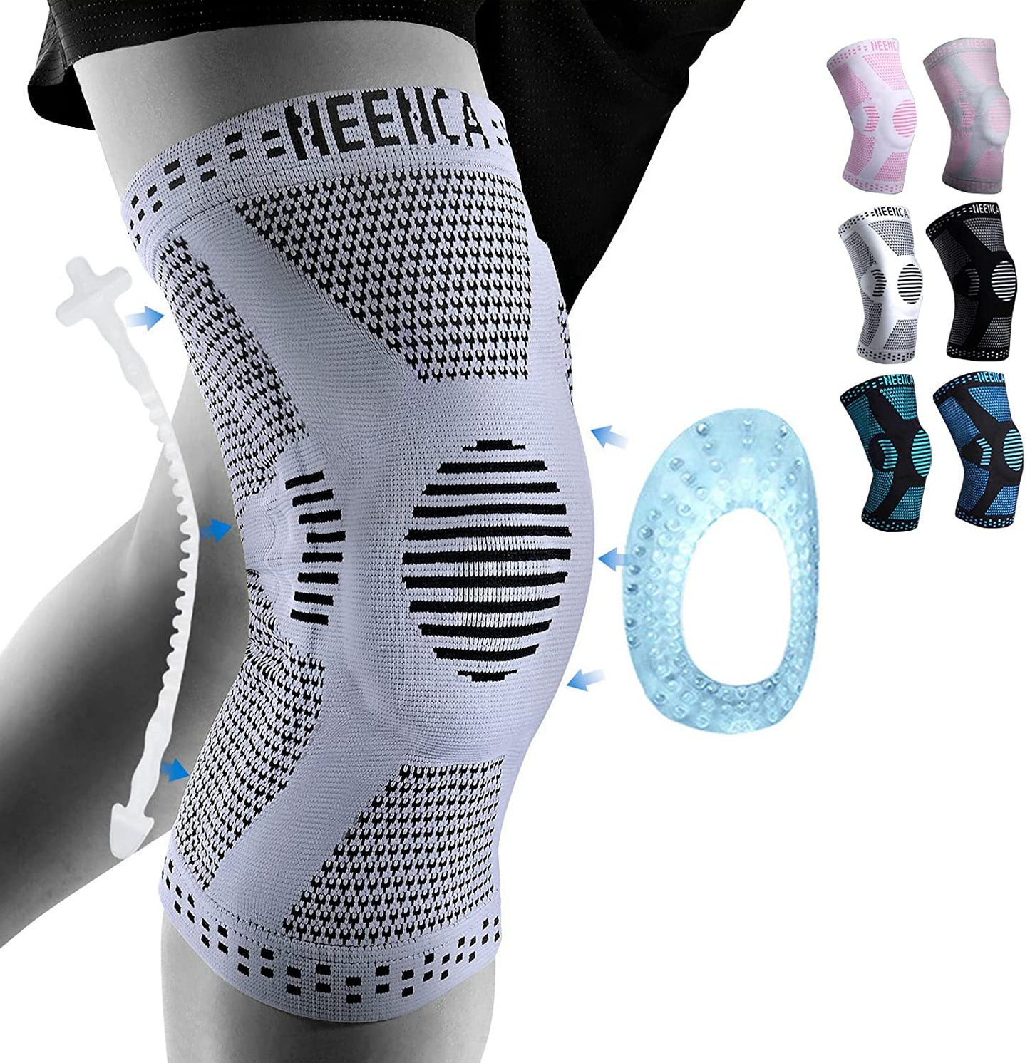 Copper Knee Support with Patella Gel Pad