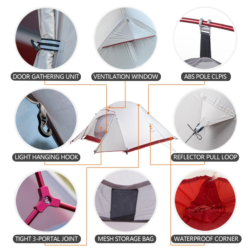 Waterproof Outdoor Hiking Travel Ten