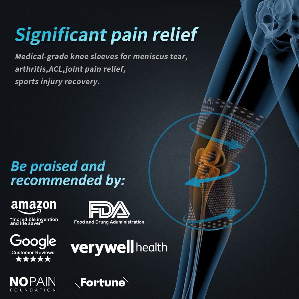 Copper Knee Support with Patella Gel Pad