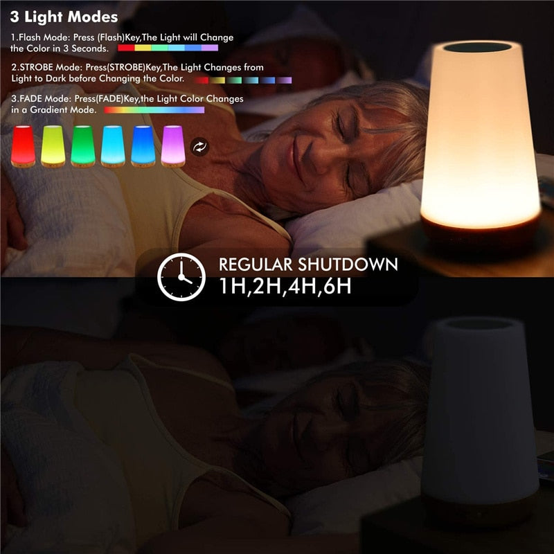 Remote Control Touch Dimmable Lamp
