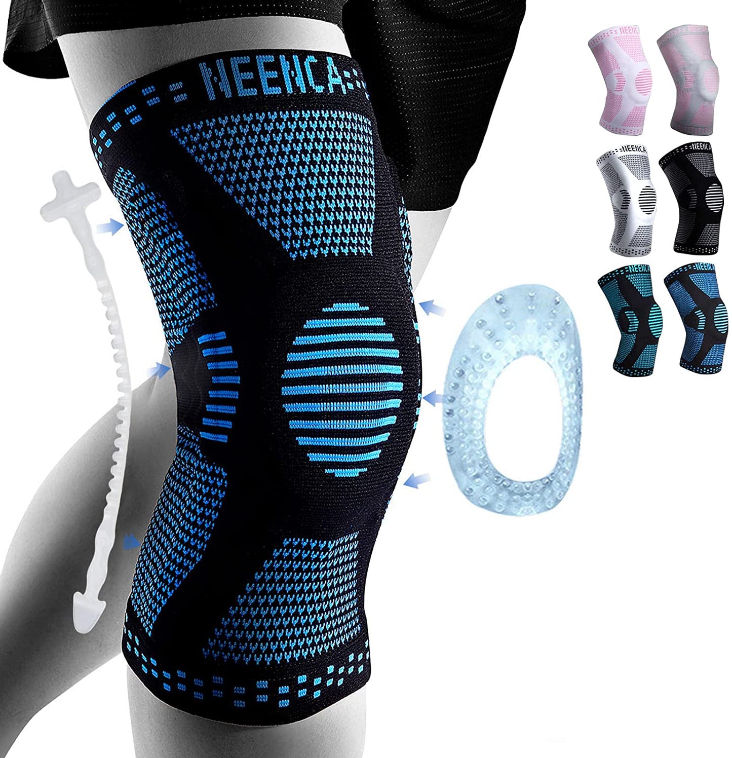 Copper Knee Support with Patella Gel Pad