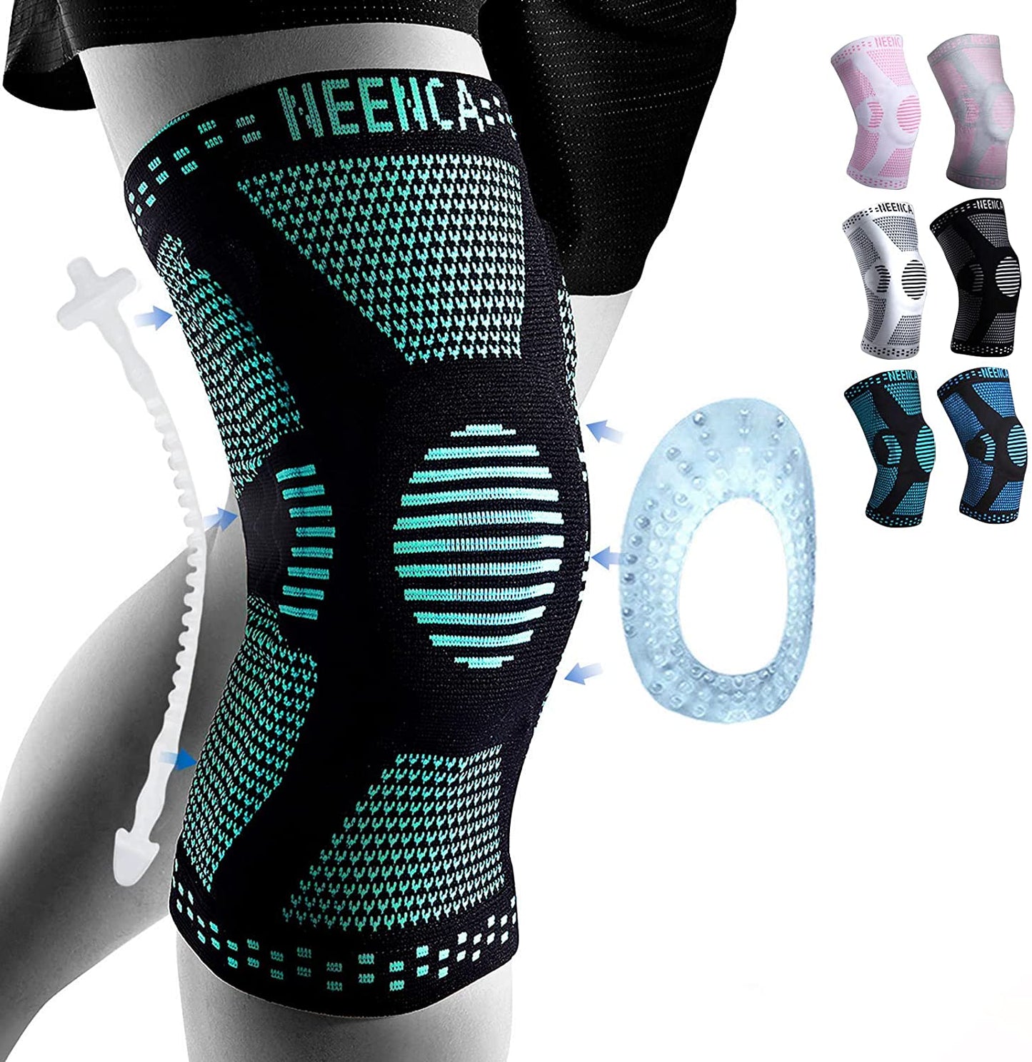 Copper Knee Support with Patella Gel Pad