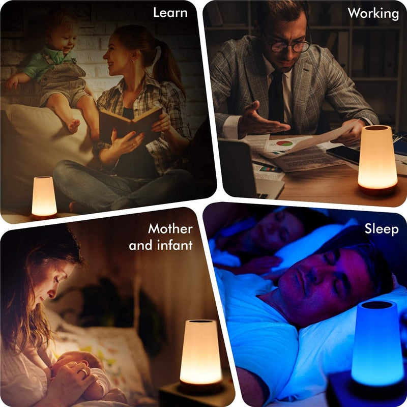 Remote Control Touch Dimmable Lamp